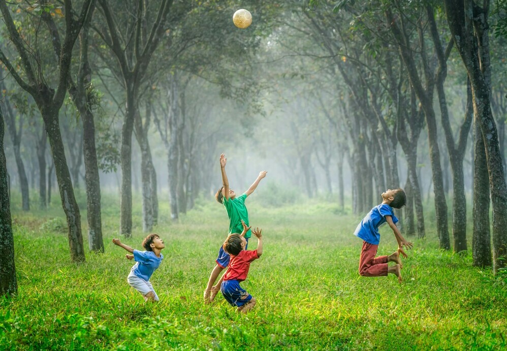 Children Playing together