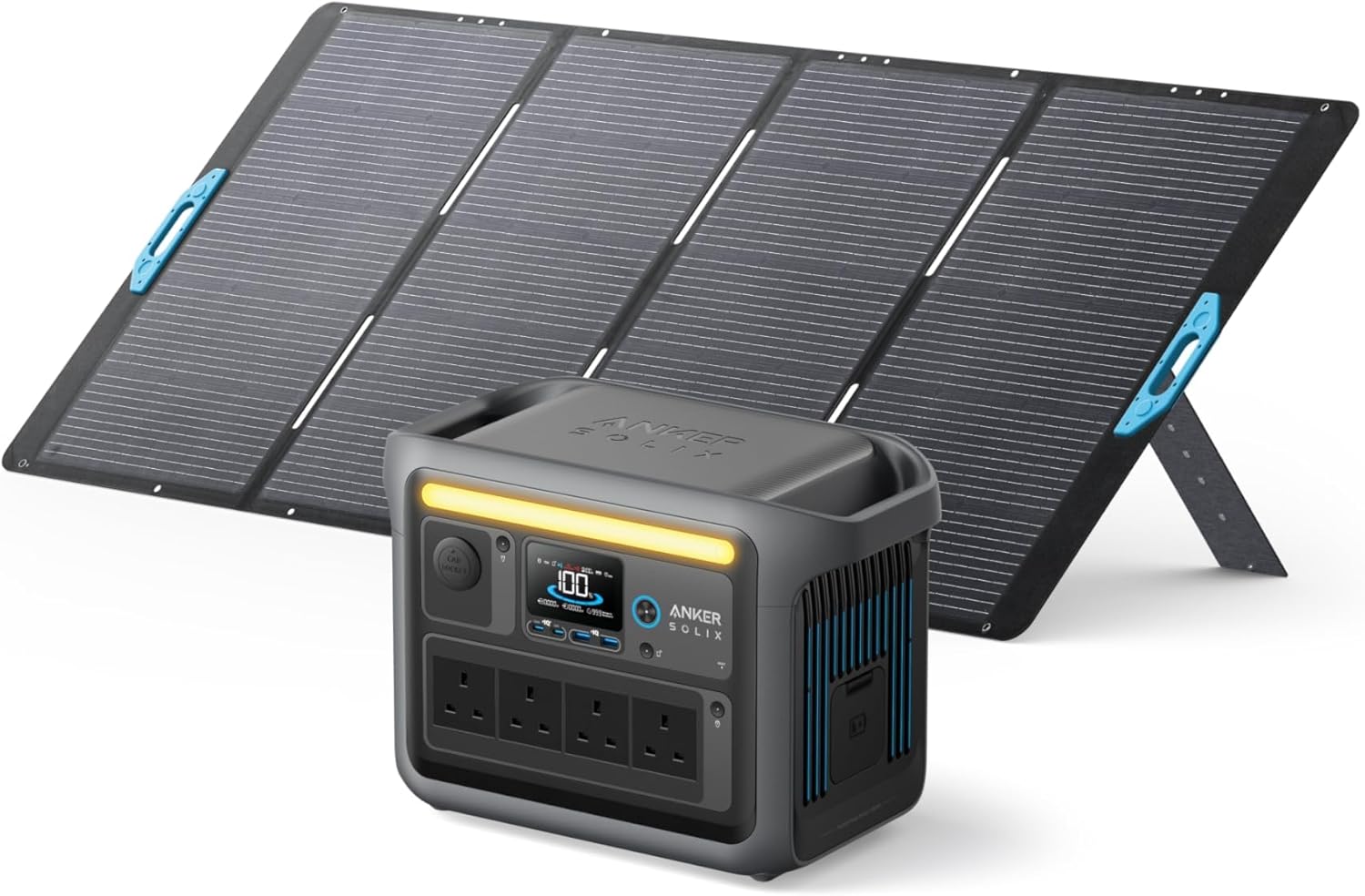 Anker SOLIX C1000 Portable Power Station with 400W Solar Panel