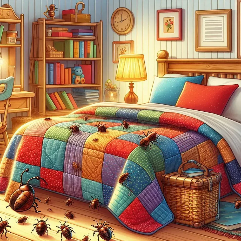 Early signs of bed bugs