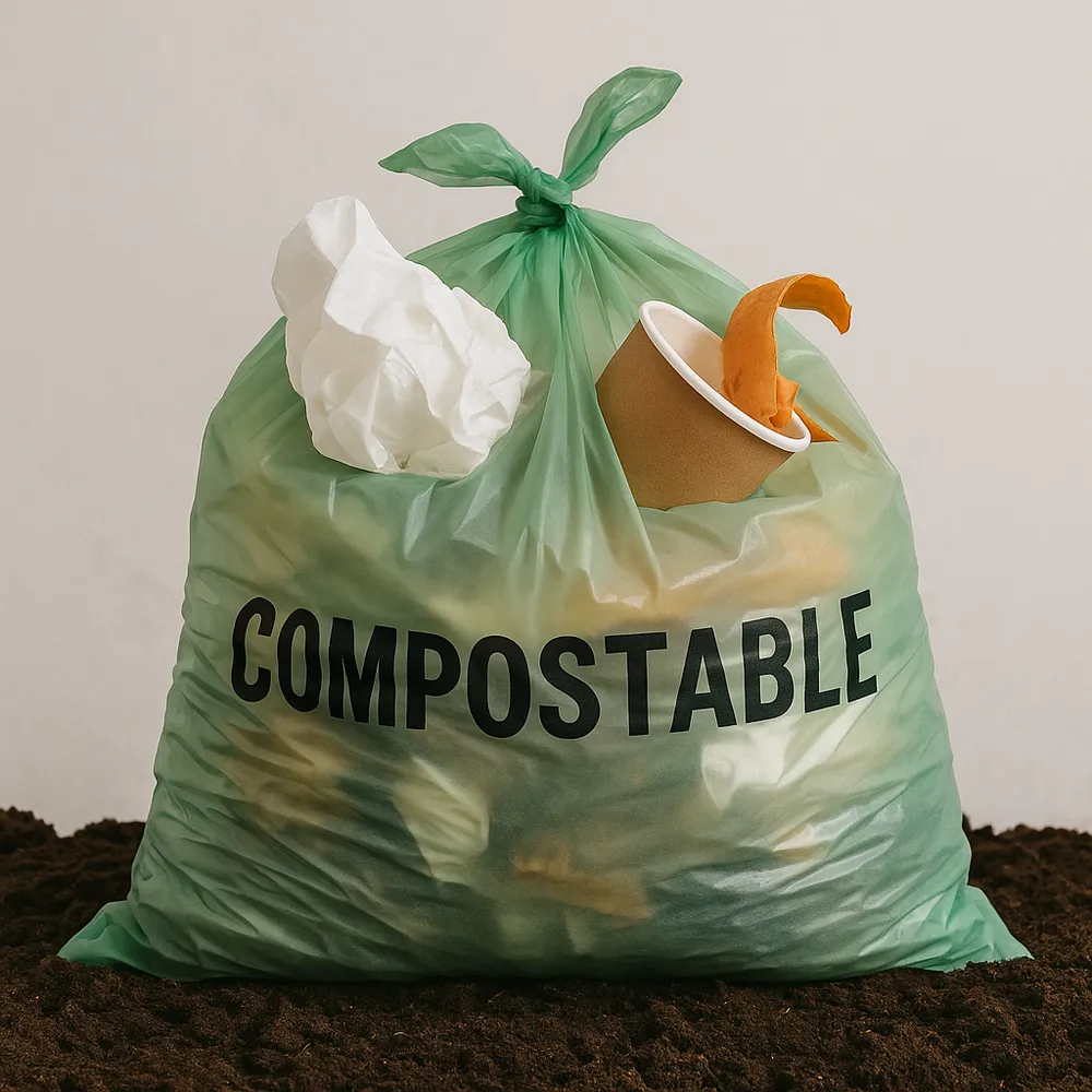 compostable bags not breaking down