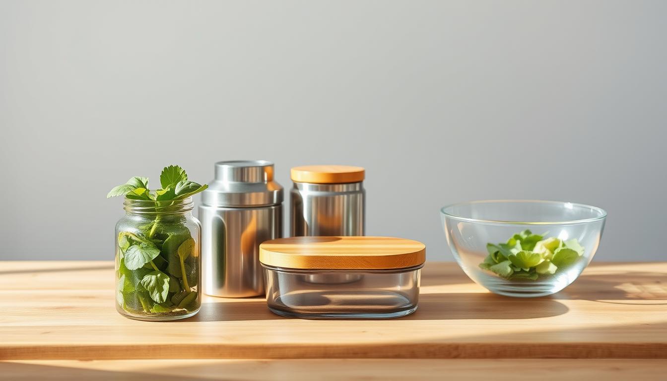 Is it better to store food in glass or stainless steel?